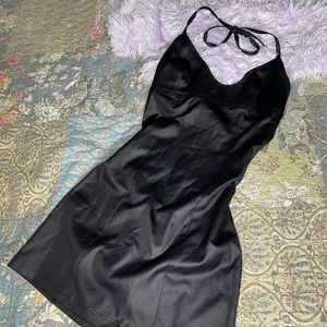 Backless Halter Top Fitted Dress